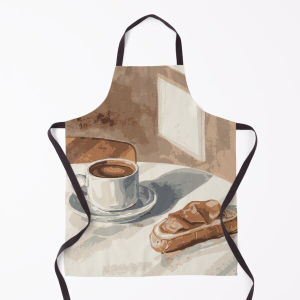 Item preview, Cozy Coffee and Pastry Afternoon Light Illustration designed and sold by Vermeli.