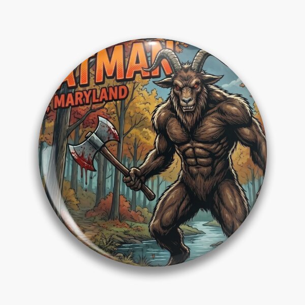 Item preview, The Maryland Goatman Cryptid – Horror Comic Design designed and sold by redsharkuk.