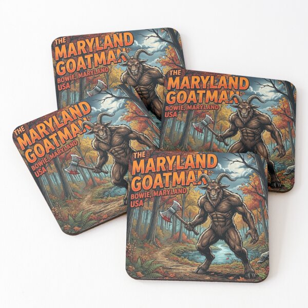 Item preview, The Maryland Goatman Cryptid – Horror Comic Design designed and sold by redsharkuk.