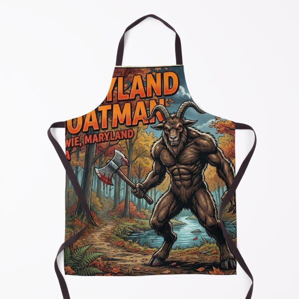 Item preview, The Maryland Goatman Cryptid – Horror Comic Design designed and sold by redsharkuk.