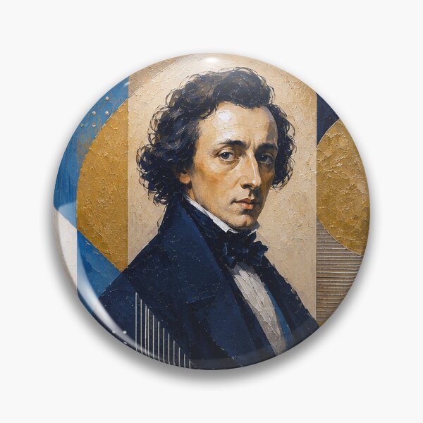 Artikelvorschau, Chopin, polnischer Komponist und virtuoser Pianist, malte. entworfen und verkauft von GalleryKauffeld.