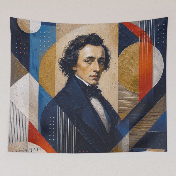 Item preview, Chopin, Polish composer and virtuoso pianist painting. designed and sold by GalleryKauffeld.