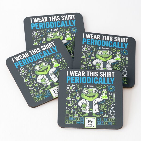 Item preview, I Wear This Shirt Periodically Funny Chemistry Frog Shirt | Nerdy Science Teacher Tee designed and sold by DmaarGroup.