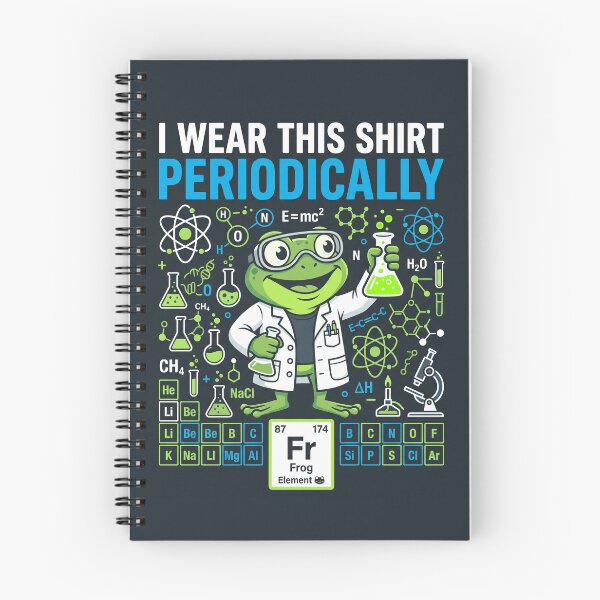 Item preview, I Wear This Shirt Periodically Funny Chemistry Frog Shirt | Nerdy Science Teacher Tee designed and sold by DmaarGroup.