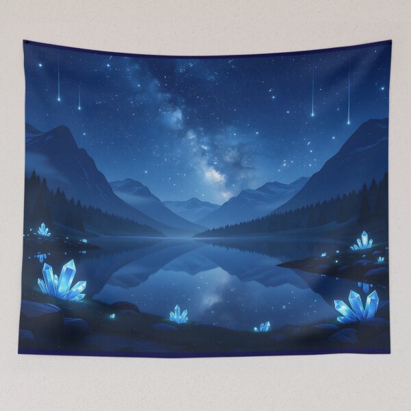 Item preview, Mystical Starfall Valley of Crystal designed and sold by Fanta-sticky.