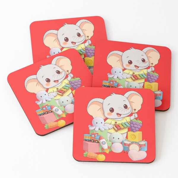 Item preview, Playful Elephant Back-to-School Classroom Illustration designed and sold by Wintorque.
