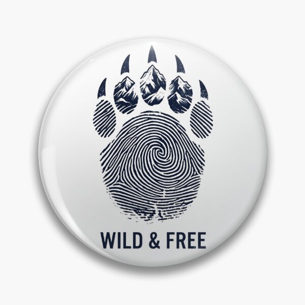 Item preview, Wild & Free Mountain Bear Paw Print designed and sold by Gabe1983.
