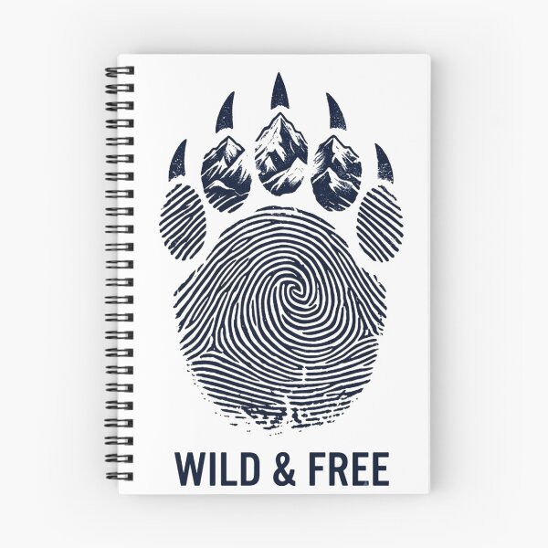 Item preview, Wild & Free Mountain Bear Paw Print designed and sold by Gabe1983.