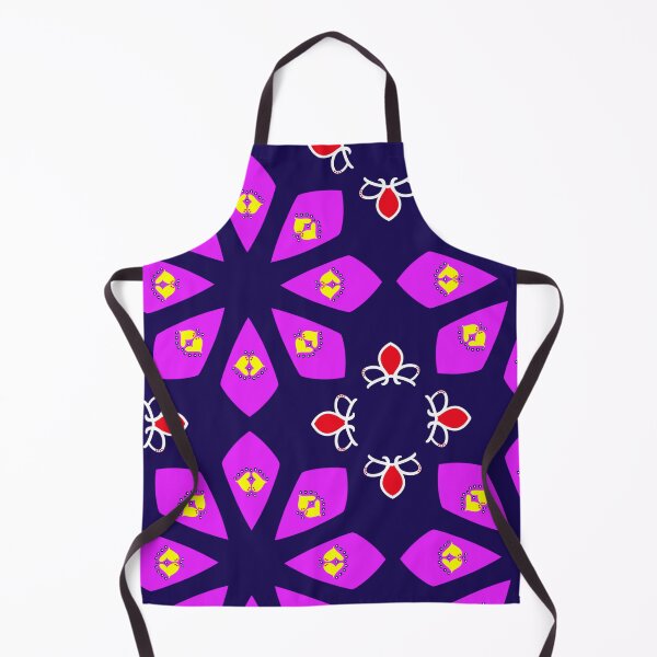 Item preview, Deep Blue and Magenta Geometric Mandala designed and sold by Tinsleybluebell.