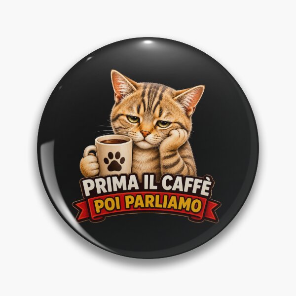 Item preview, Gatto Amante del Caffè: Prima il Caffè Poi Parliamo designed and sold by styledigital.