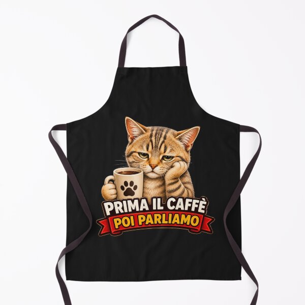 Artikelvorschau, Gatto Amante del Caffè: Prima il Caffè Poi Parliamo entworfen und verkauft von styledigital.