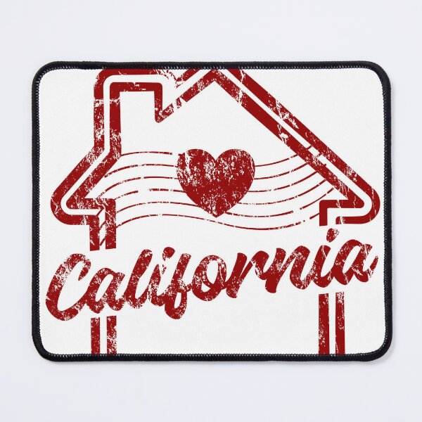 Item preview, California is Home - Vintage Distressed Red Stamp designed and sold by chaaval.