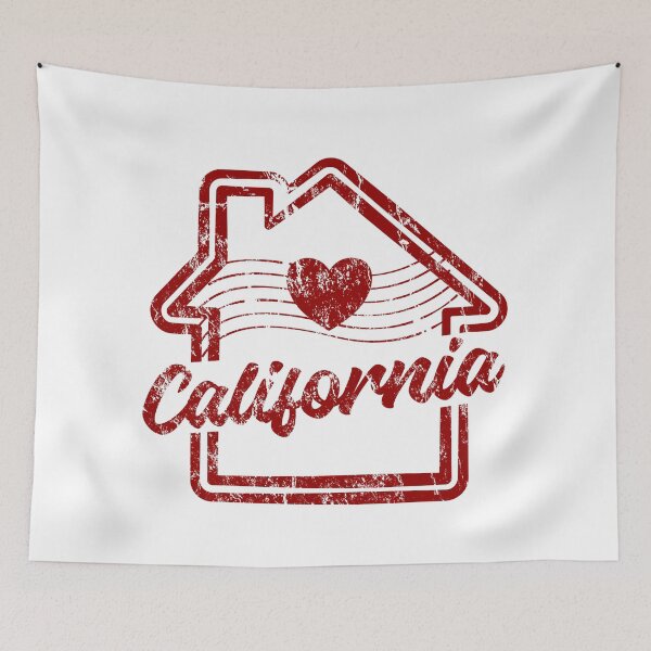Item preview, California is Home - Vintage Distressed Red Stamp designed and sold by chaaval.