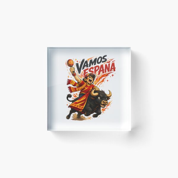 Item preview, Vamos España Cartoon Football 2026 T-Shirt designed and sold by Drofted.