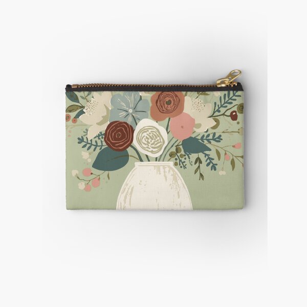 Item preview, Boho Wildflower Bouquet in Vase Illustration designed and sold by Vermeli.
