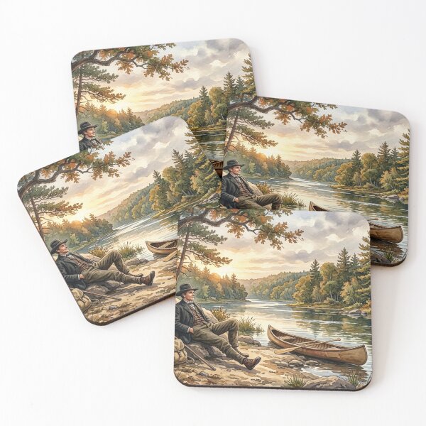 Item preview, Autumnal river calm designed and sold by Sigtrix.