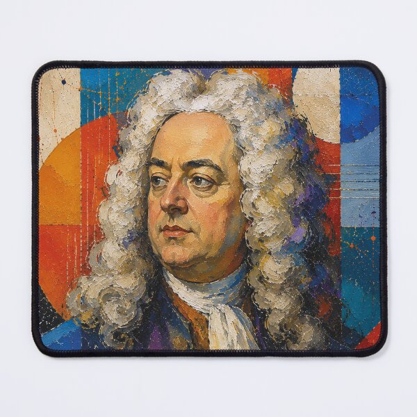 Item preview, Composer George Frideric Handel painting. designed and sold by GalleryKauffeld.