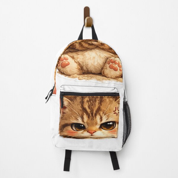 Item preview, Desert Explorer Cat StickerGrumpy Cat – Too Cute to Stay Mad Sticker designed and sold by Genzfirevibes.