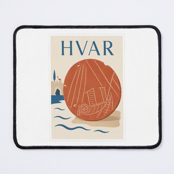 Item preview, Hvar Croatia Ancient Sailboat Travel Poster Print designed and sold by Beyond Destinations.