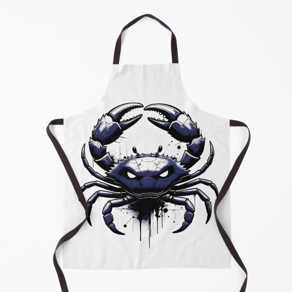 Item preview, Cancer Crab Patriotic Star Zodiac Sports Logo Art designed and sold by Zodiac Celestial Art.