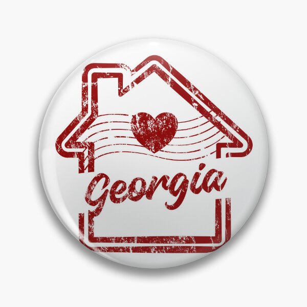 Item preview, Georgia is Home - Vintage Distressed Red Stamp designed and sold by chaaval.