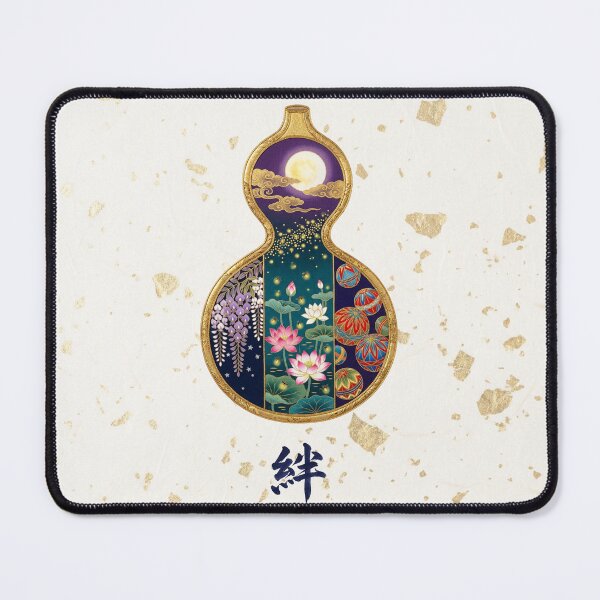 Item preview, Kizuna — Japanese Gourd Art | Night Festival Kimono Pattern designed and sold by KimonoKotoba.