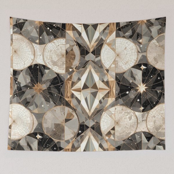 Item preview, Luxury Geometric Marble Abstract Pattern designed and sold by IntelliMindDesigns.
