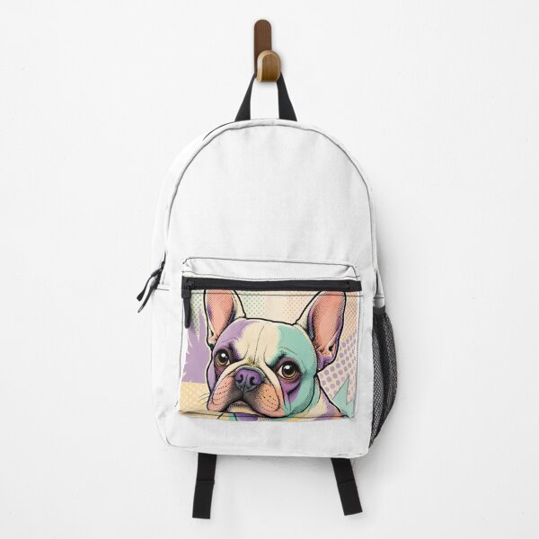 Item preview, French Bulldog Pop Art Print – Pastel Retro Frenchie Wall Art, Cute Dog Portrait Poster designed and sold by DonnaByPT.