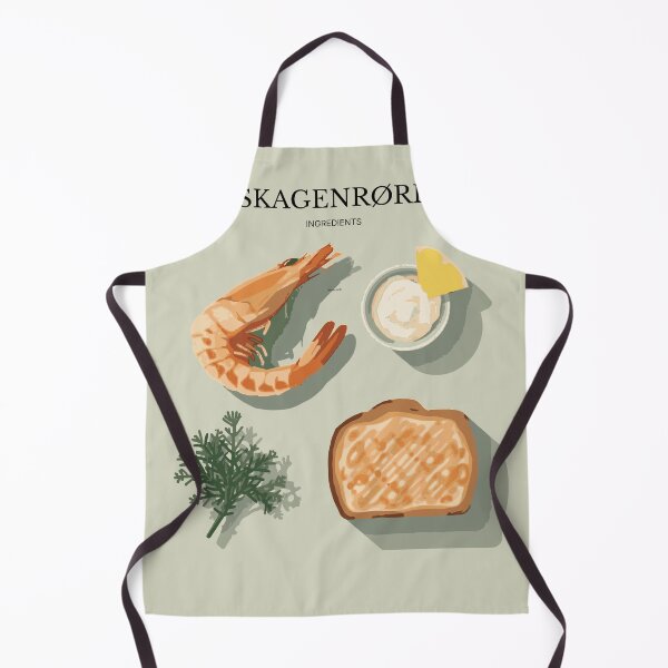Item preview, Skagenrore Ingredients Retro Kitchen Art Illustration designed and sold by Vermeli.