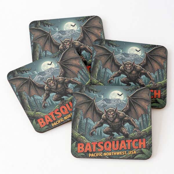 Item preview, Batsquatch Cryptid – Horror Comic Design  designed and sold by redsharkuk.
