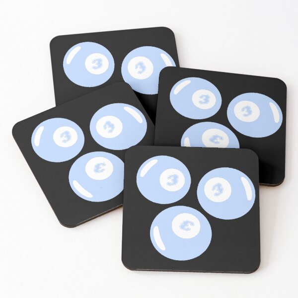 Item preview, Lucky Number 333 Baby Blue Balls designed and sold by CamilasPrints.