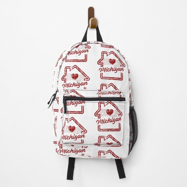 Item preview, Michigan is Home - Vintage Distressed Red Stamp designed and sold by chaaval.
