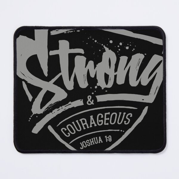 Item preview, Strong and Courageous - Grey designed and sold by matbeno.