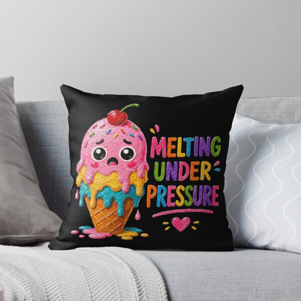 Item preview, Melting Under Pressure Cute Kawaii Ice Cream designed and sold by Liv Solara.