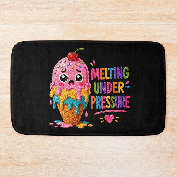 Item preview, Melting Under Pressure Cute Kawaii Ice Cream designed and sold by Liv Solara.