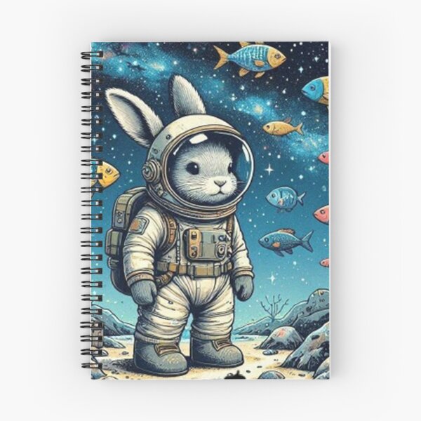 Item preview, Astronaut Rabbit in Cosmic Ocean – Whimsical Fantasy Design designed and sold by Dogandesighn.