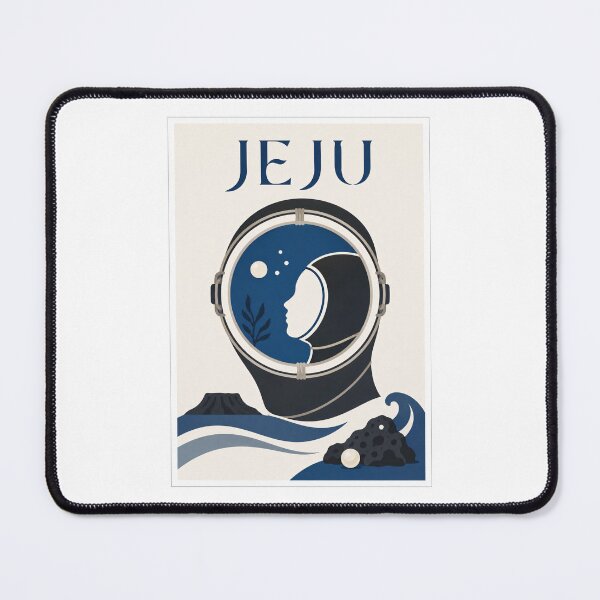 Item preview, Jeju Island Haenyeo Diver Helmet Travel Poster designed and sold by Beyond Destinations.