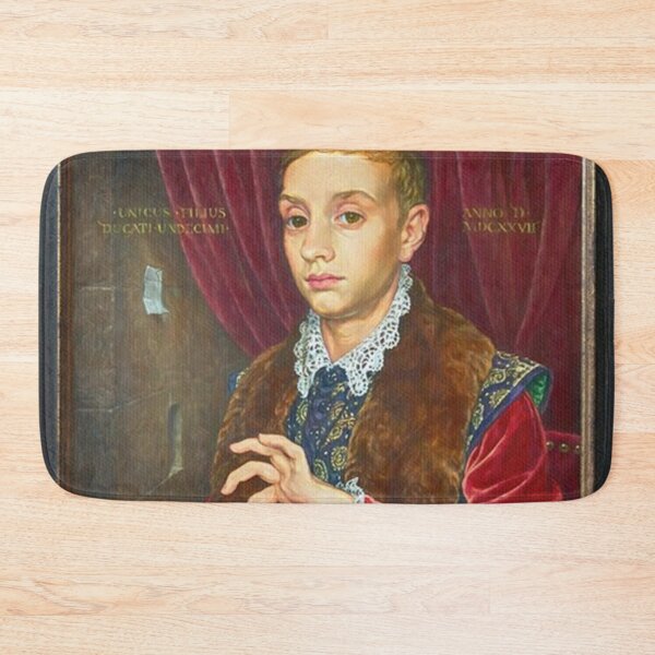 Item preview, Poster Illustration Boy With Apple Painting designed and sold by BrianCleghorn.