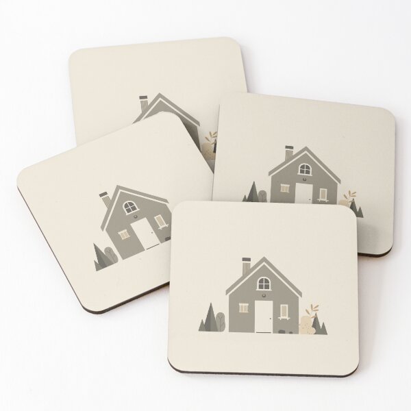 Item preview, Cozy Forest Cottage in Nature Illustration designed and sold by Vermeli.