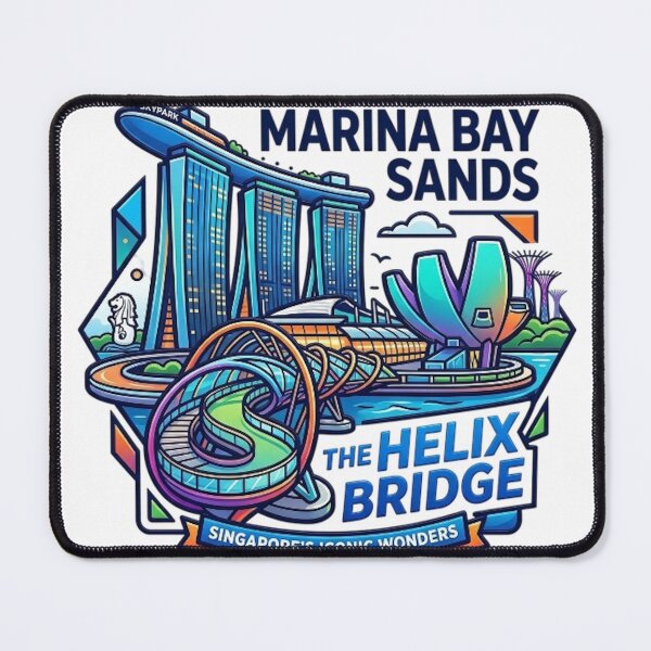 Item preview, SINGAPORE MARINA BAY SANDS THE HELIX BRIDGE designed and sold by likbatonboot.