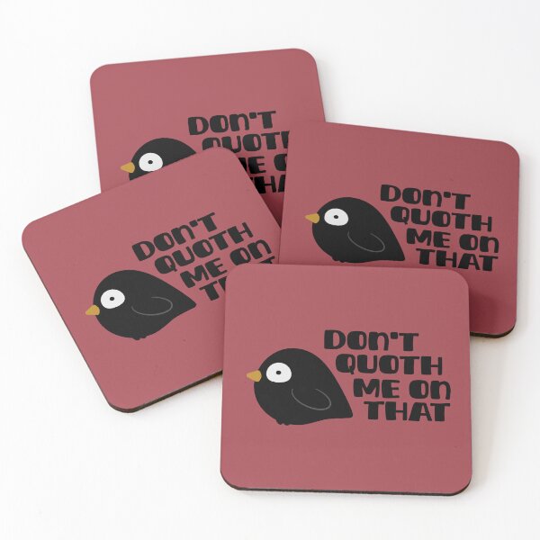 Item preview, Don't quoth me on that designed and sold by MoonMint.