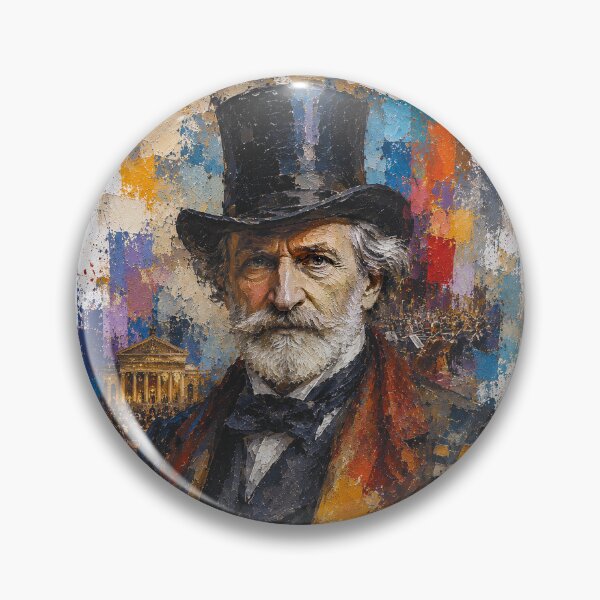 Item preview, Italian composer Giuseppe Verdi painting. designed and sold by GalleryKauffeld.