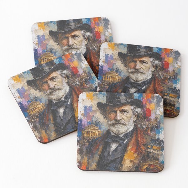 Item preview, Italian composer Giuseppe Verdi painting. designed and sold by GalleryKauffeld.