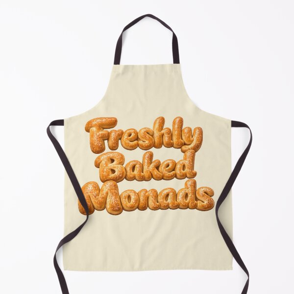 Item preview, Freshly Baked Monads – Functional Programming Haskell Meme designed and sold by Nerd Romance Café.
