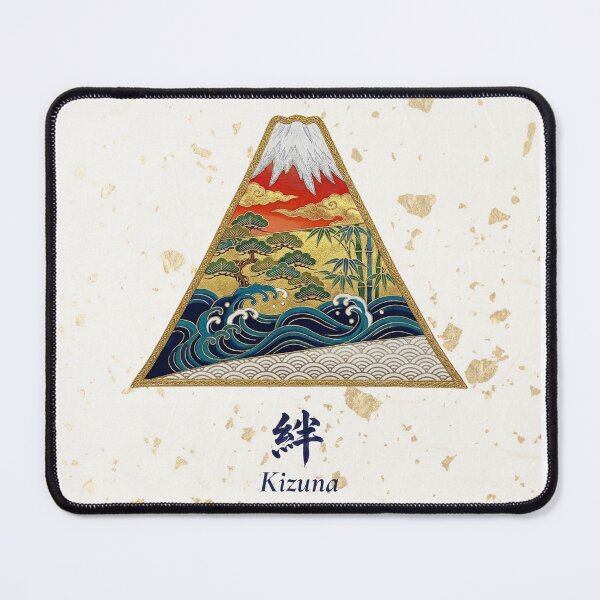 Item preview, Kizuna — Mount Fuji Art | Nature & Sea Kimono Pattern designed and sold by KimonoKotoba.