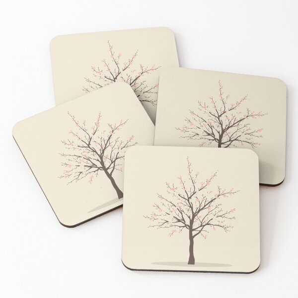 Item preview, Minimalist Cherry Blossom Tree Spring Illustration designed and sold by Vermeli.