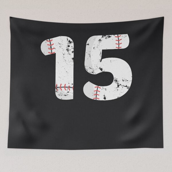 Item preview, 15 Birthday Baseball Vintage Number #15 designed and sold by melsens.