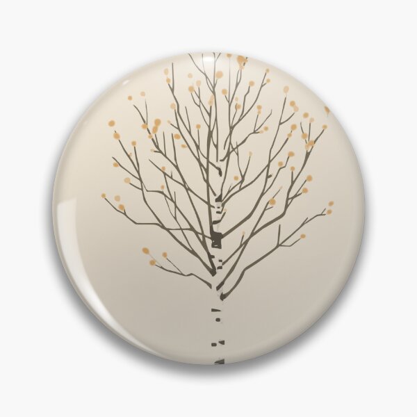 Item preview, Minimalist Birch Tree Autumn Nature Illustration designed and sold by Vermeli.