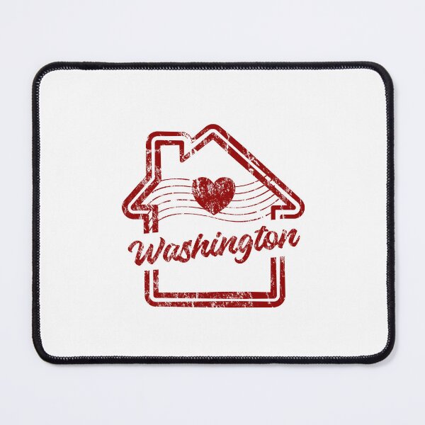 Item preview, Washington is Home - Vintage Distressed Red Stamp designed and sold by chaaval.