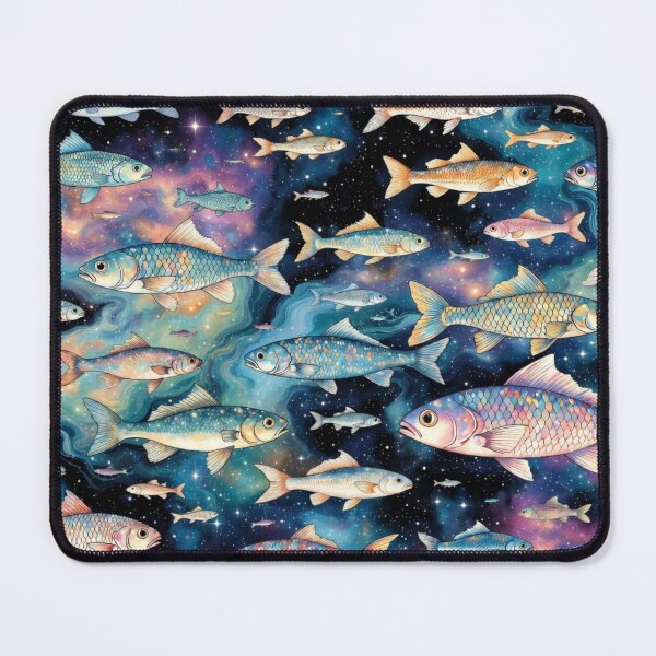 Item preview, Cosmic Underwater Fish and Shark Scene designed and sold by IntelliMindDesigns.